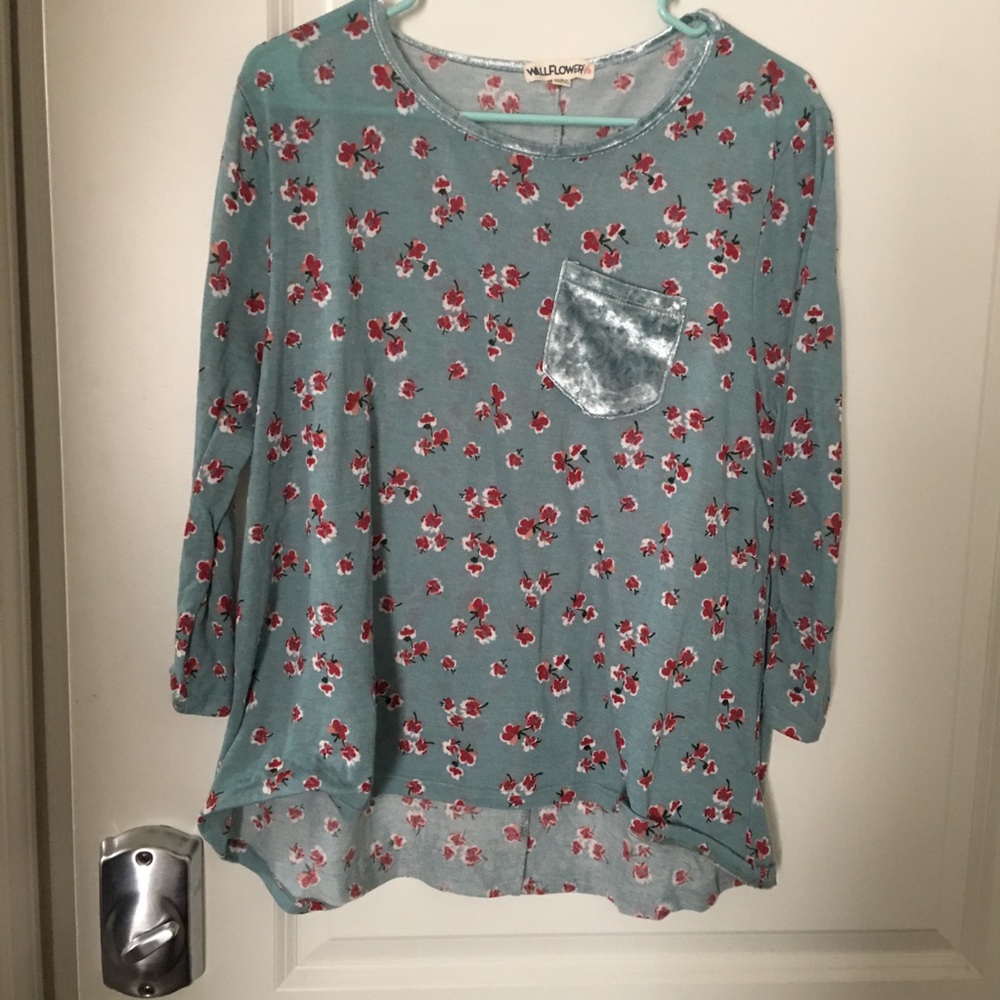 Cute wallflower floral baby soft top